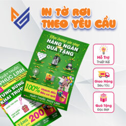 In tờ rơi A4, A5